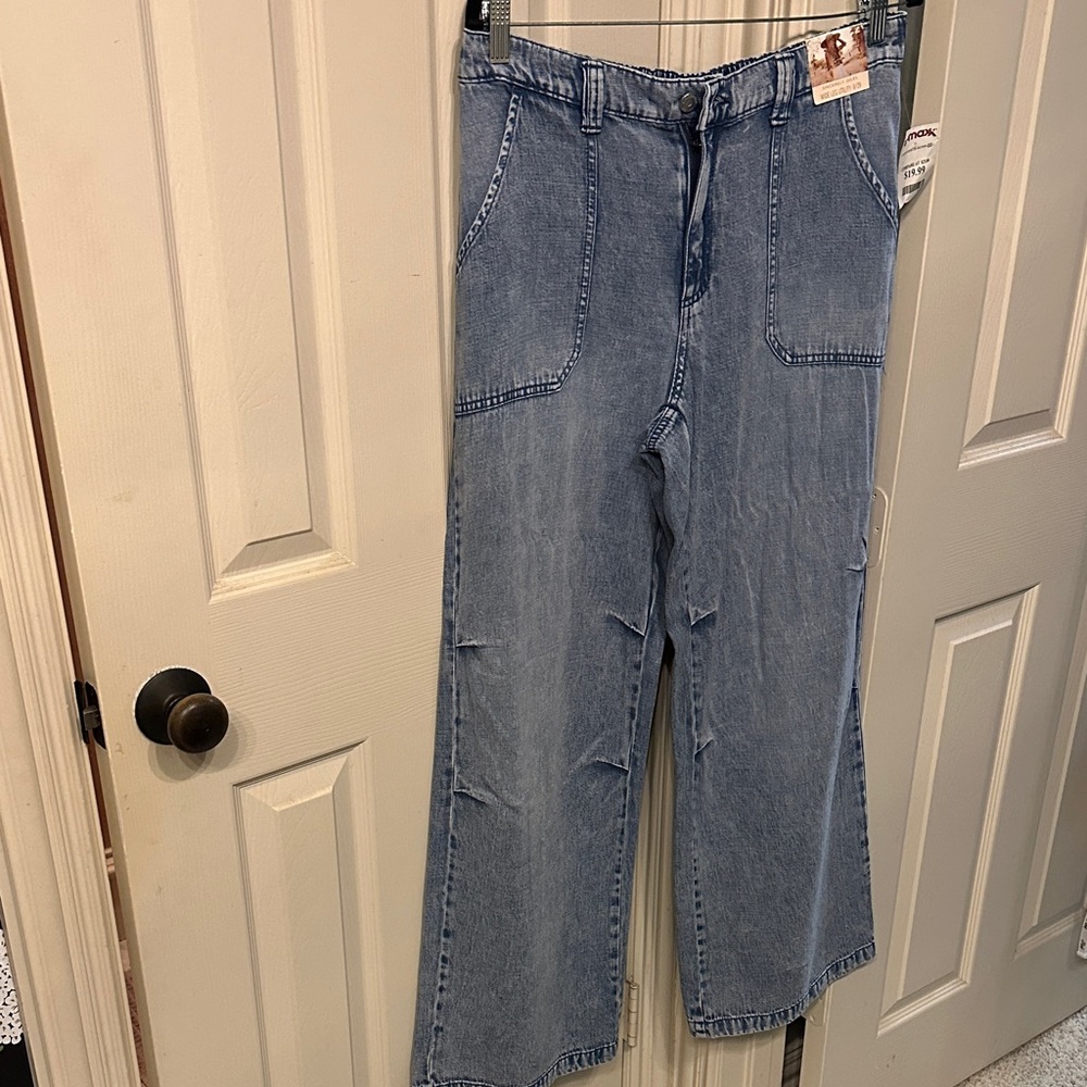 Sincerely Jules Light Blue Flare Jeans